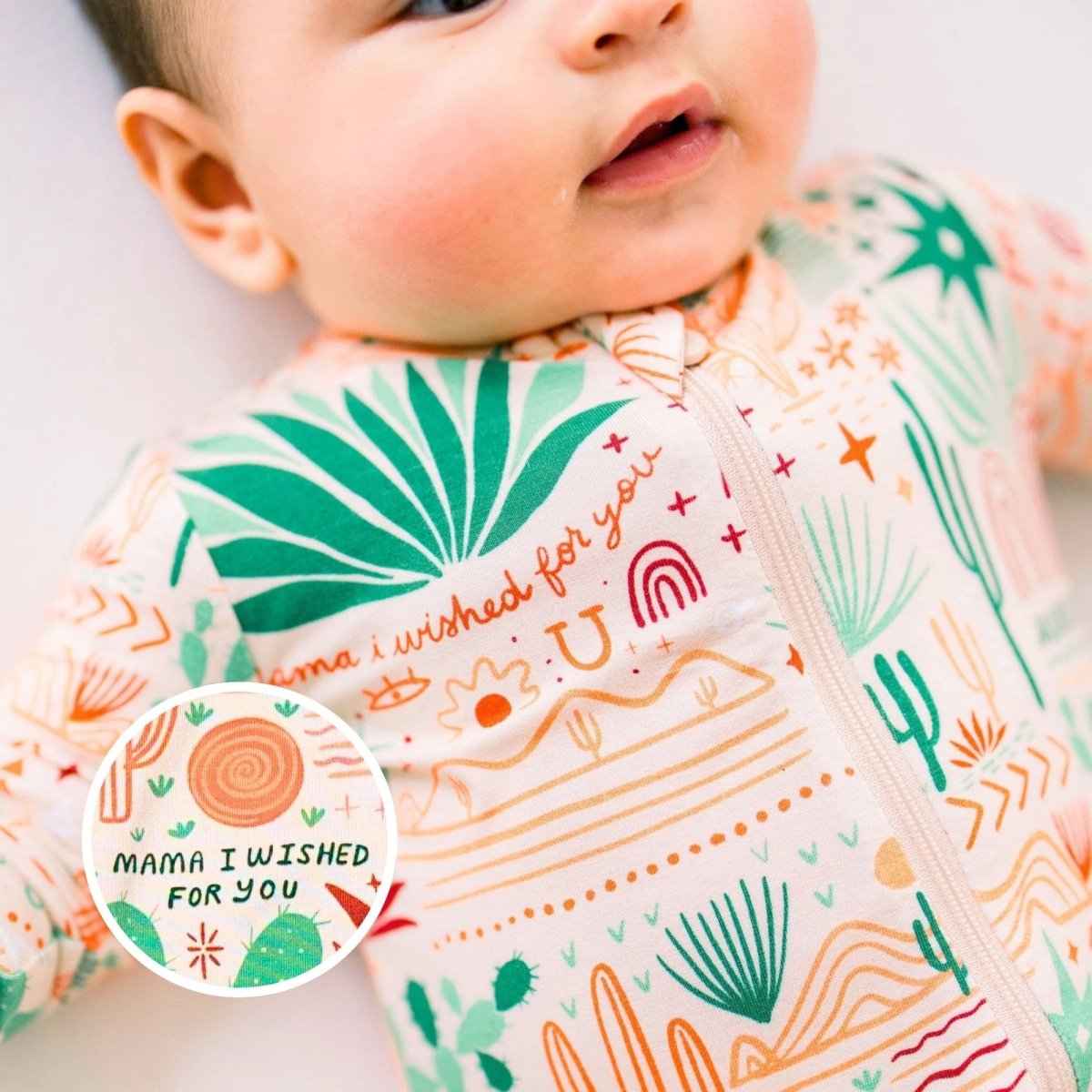 Raising Mama The Second - Skin Footie | Desert Cactus (Beige) - 