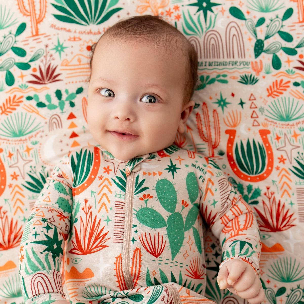 Raising Mama The Second - Skin Footie | Desert Cactus (Beige) - 