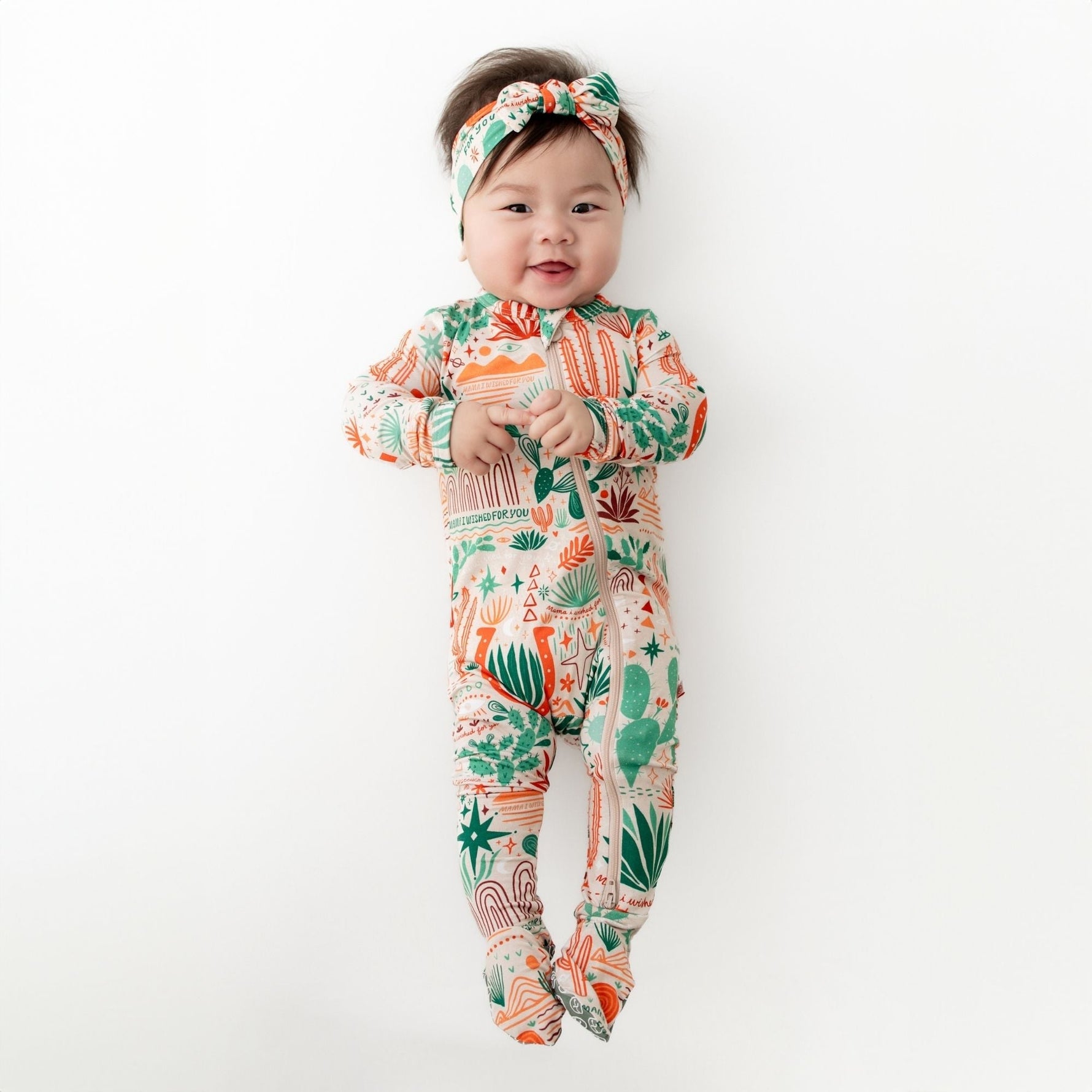 Raising Mama The Second - Skin Footie | Desert Cactus (Beige) - 