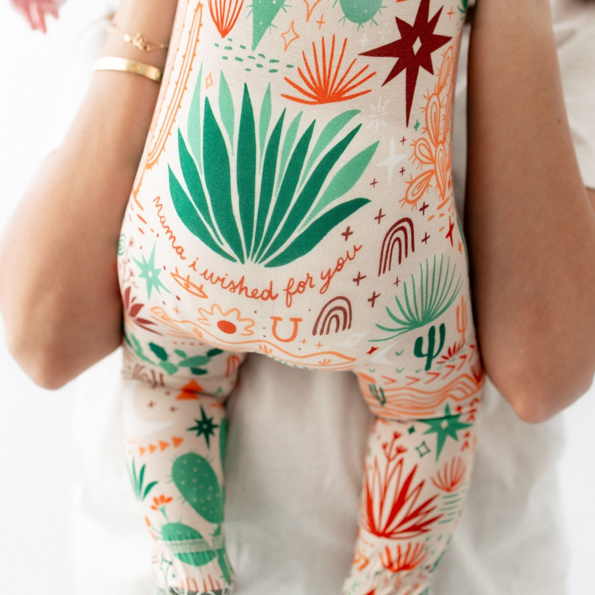 Raising Mama The Second - Skin Footie | Desert Cactus (Beige) - 