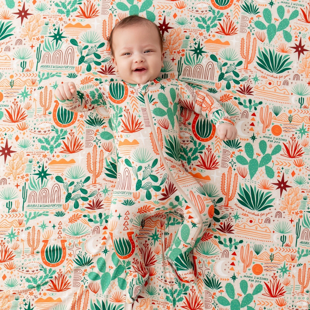 Raising Mama The Second - Skin Footie | Desert Cactus (Beige) - 