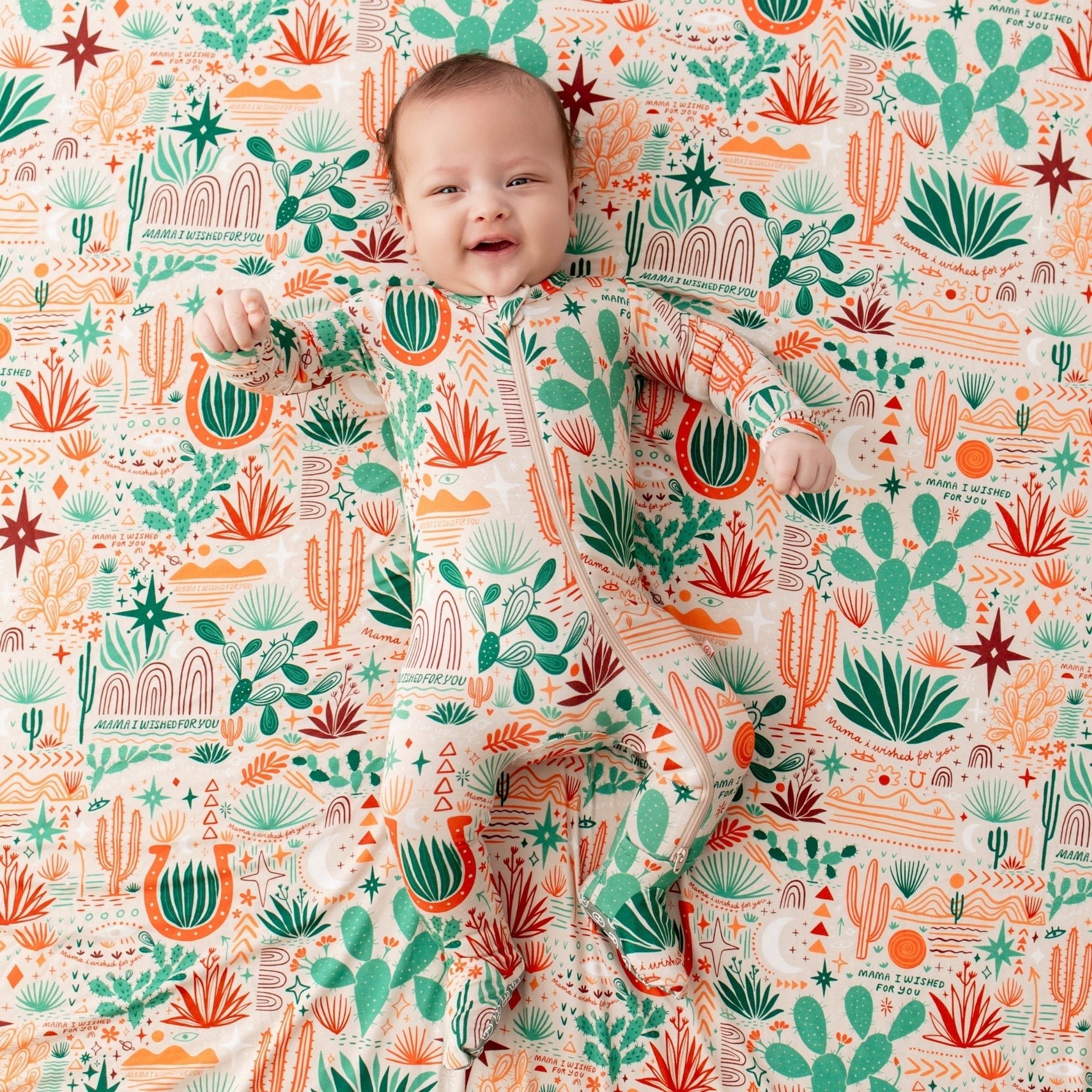Raising Mama The Second - Skin Footie | Desert Cactus (Beige) - 