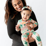 Raising Mama The Second - Skin Footie | Desert Cactus (Beige) - 