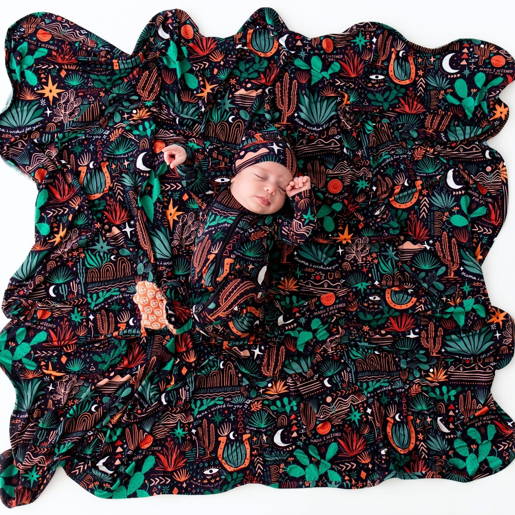 Raising Mama The Second - Skin Footie | Desert Cactus (Midnight)Everetts Place