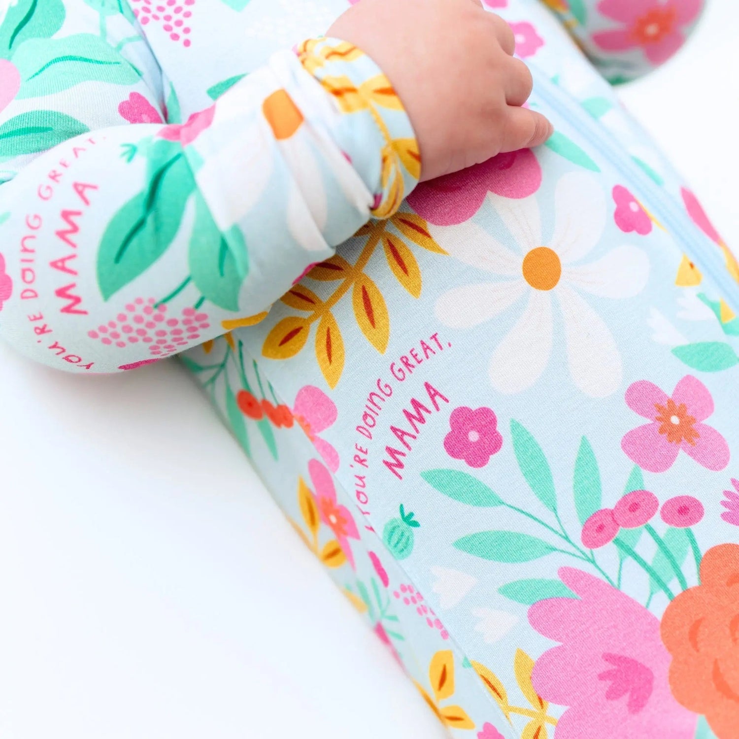 Raising Mama The Second - Skin Footie | Flower Power - 