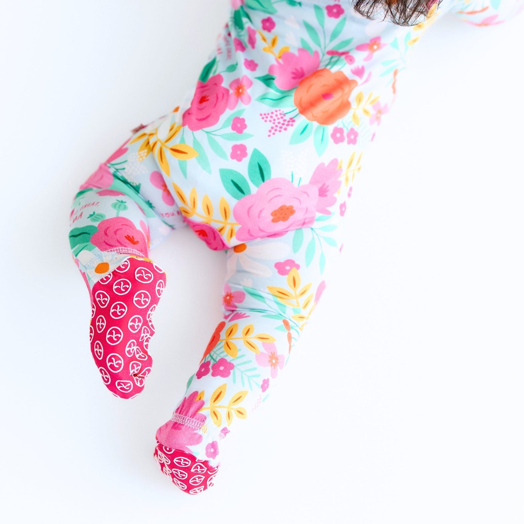 Raising Mama The Second - Skin Footie | Flower Power - 