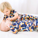 Raising Mama The Second - Skin Footie | Here Comes the Sunshine (Blue) - 