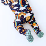 Raising Mama The Second - Skin Footie | Here Comes the Sunshine (Blue) - 