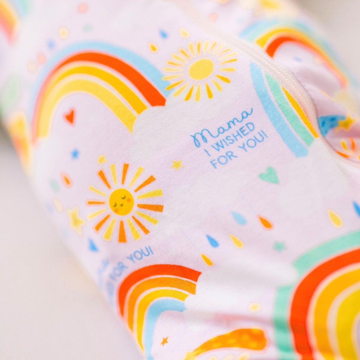 Raising Mama The Second - Skin Footie | Here Comes the Sunshine (Pink) - 