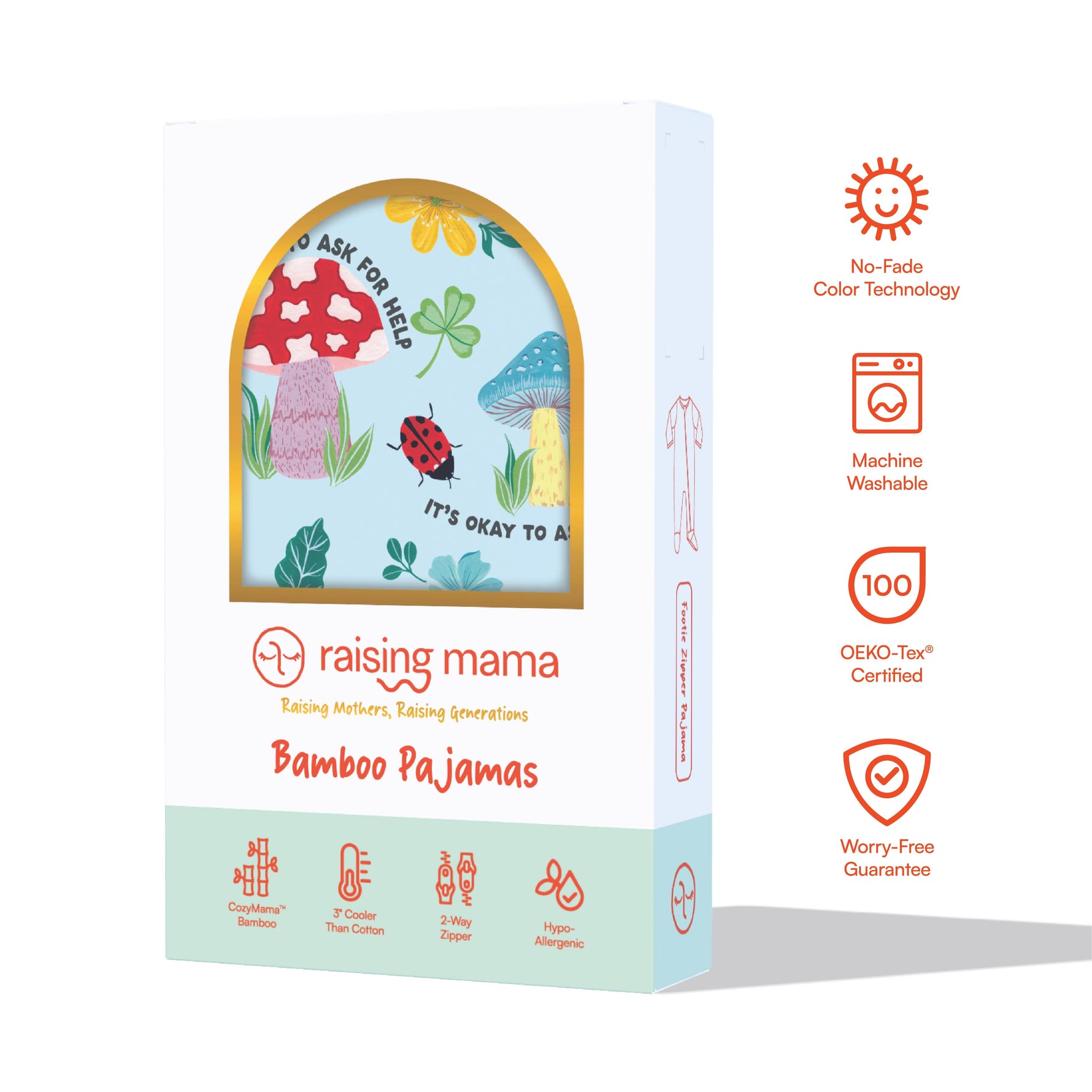 Raising Mama The Second - Skin Footie | Magic MushroomEveretts Place