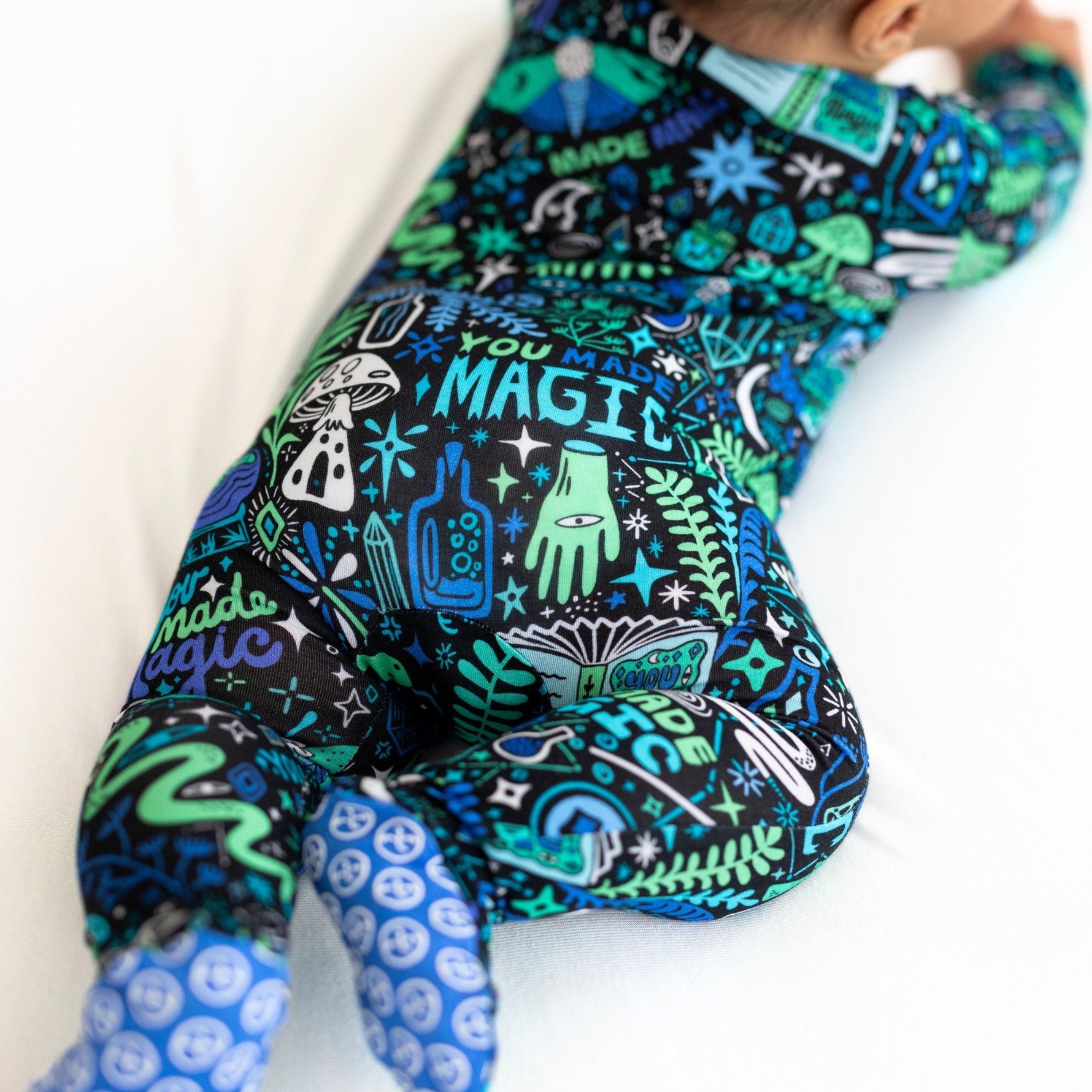 Raising Mama The Second - Skin Footie | Mystic Mama (Blue)Everetts Place