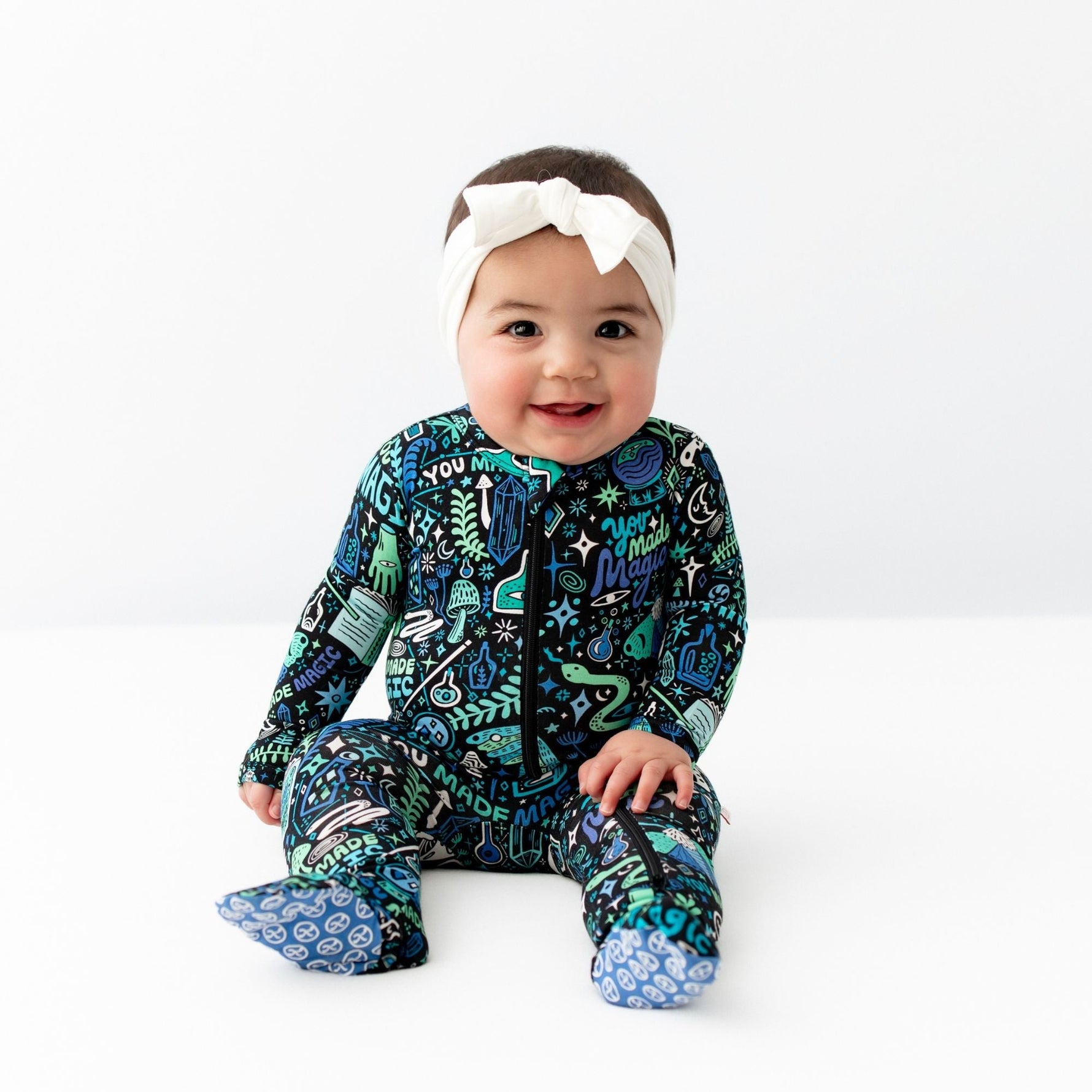 Raising Mama The Second - Skin Footie | Mystic Mama (Blue)Everetts Place