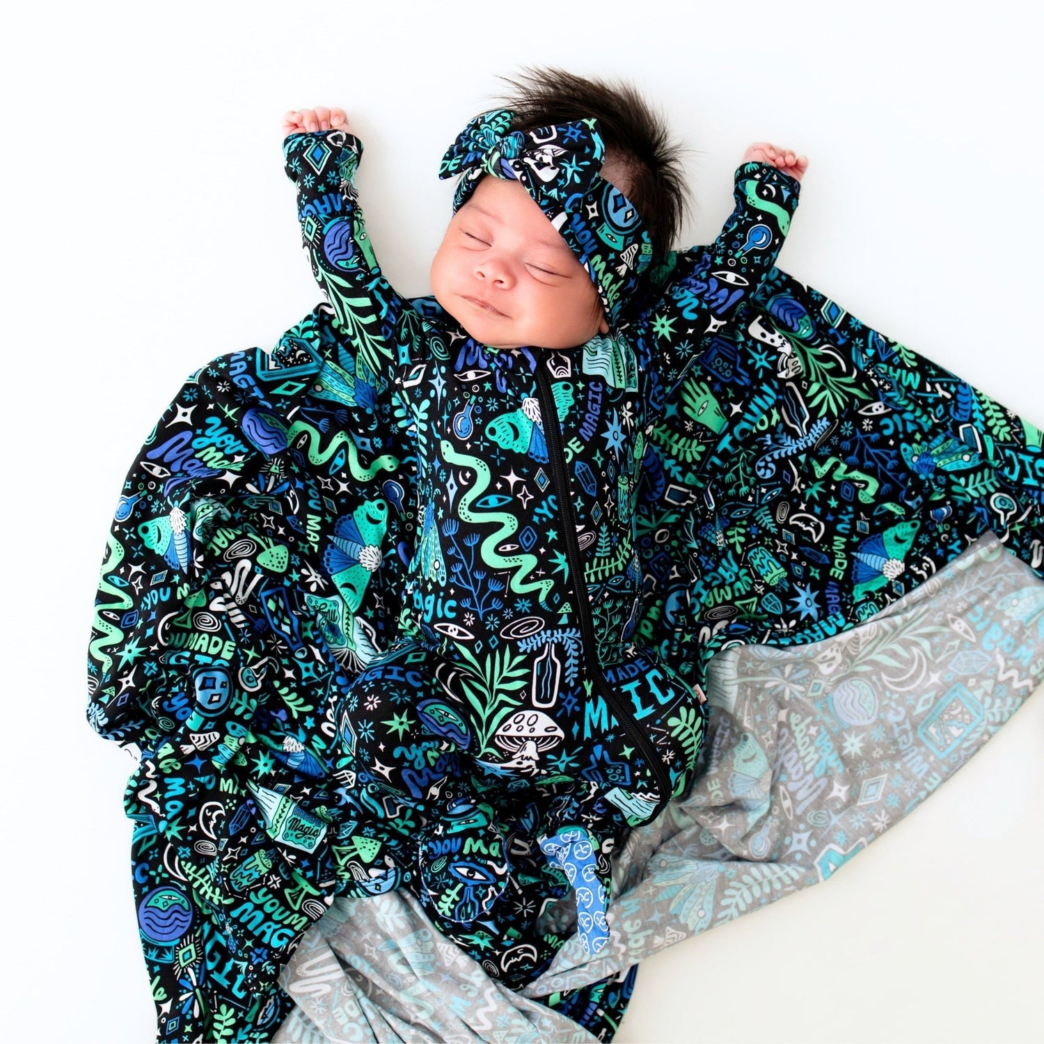 Raising Mama The Second - Skin Footie | Mystic Mama (Blue)Everetts Place