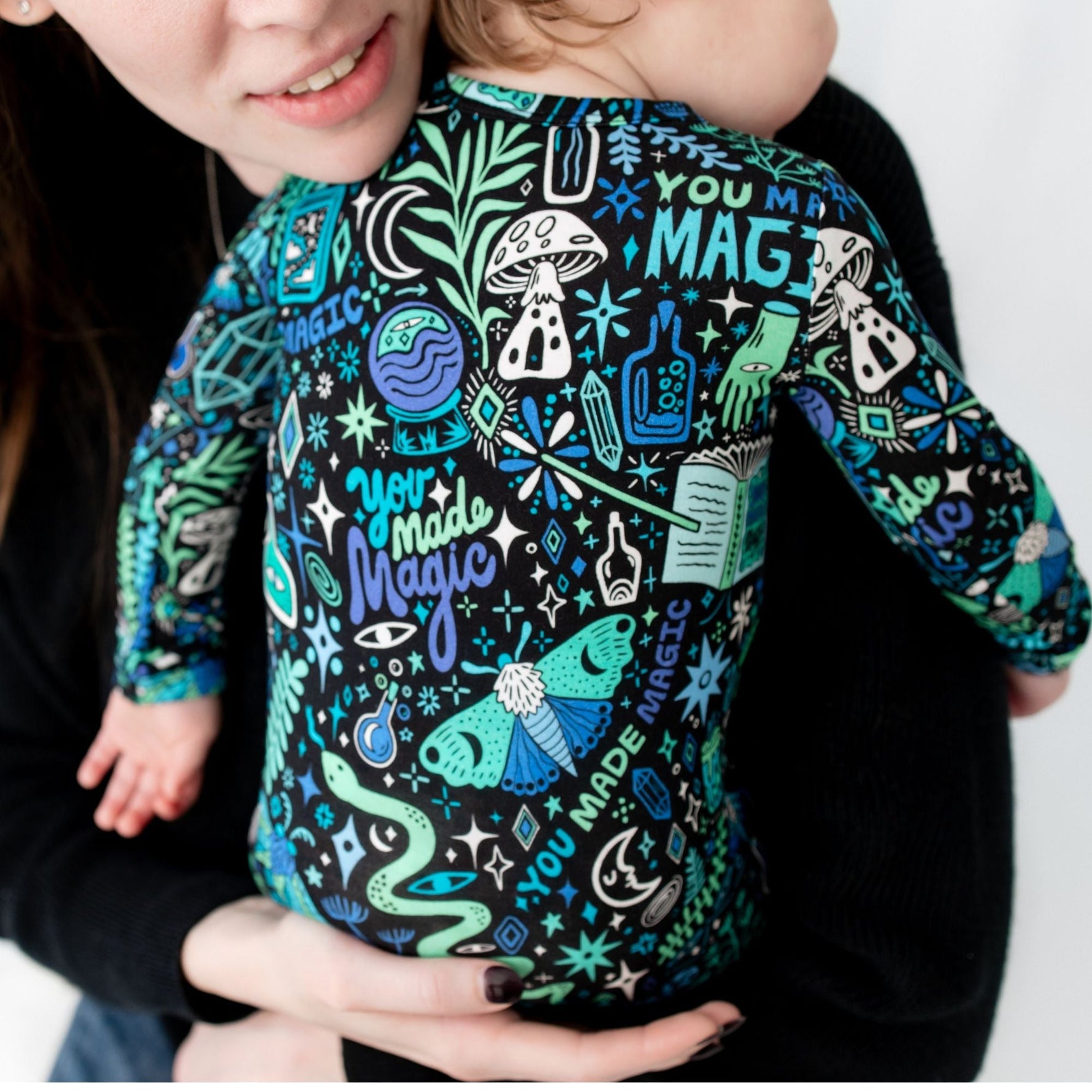 Raising Mama The Second - Skin Footie | Mystic Mama (Blue)Everetts Place