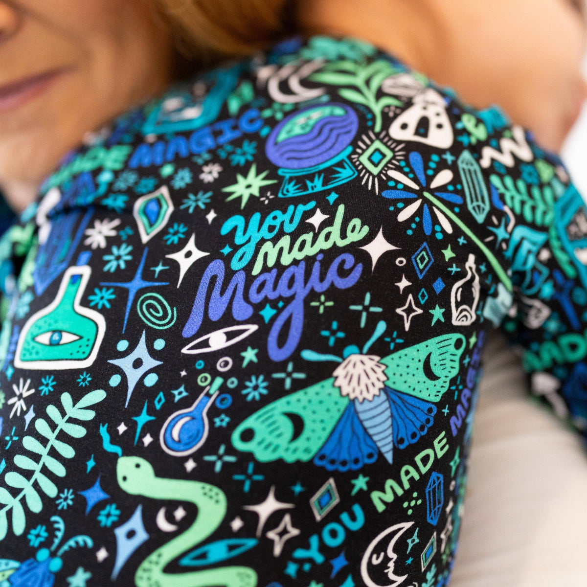 Raising Mama The Second - Skin Footie | Mystic Mama (Blue)Everetts Place