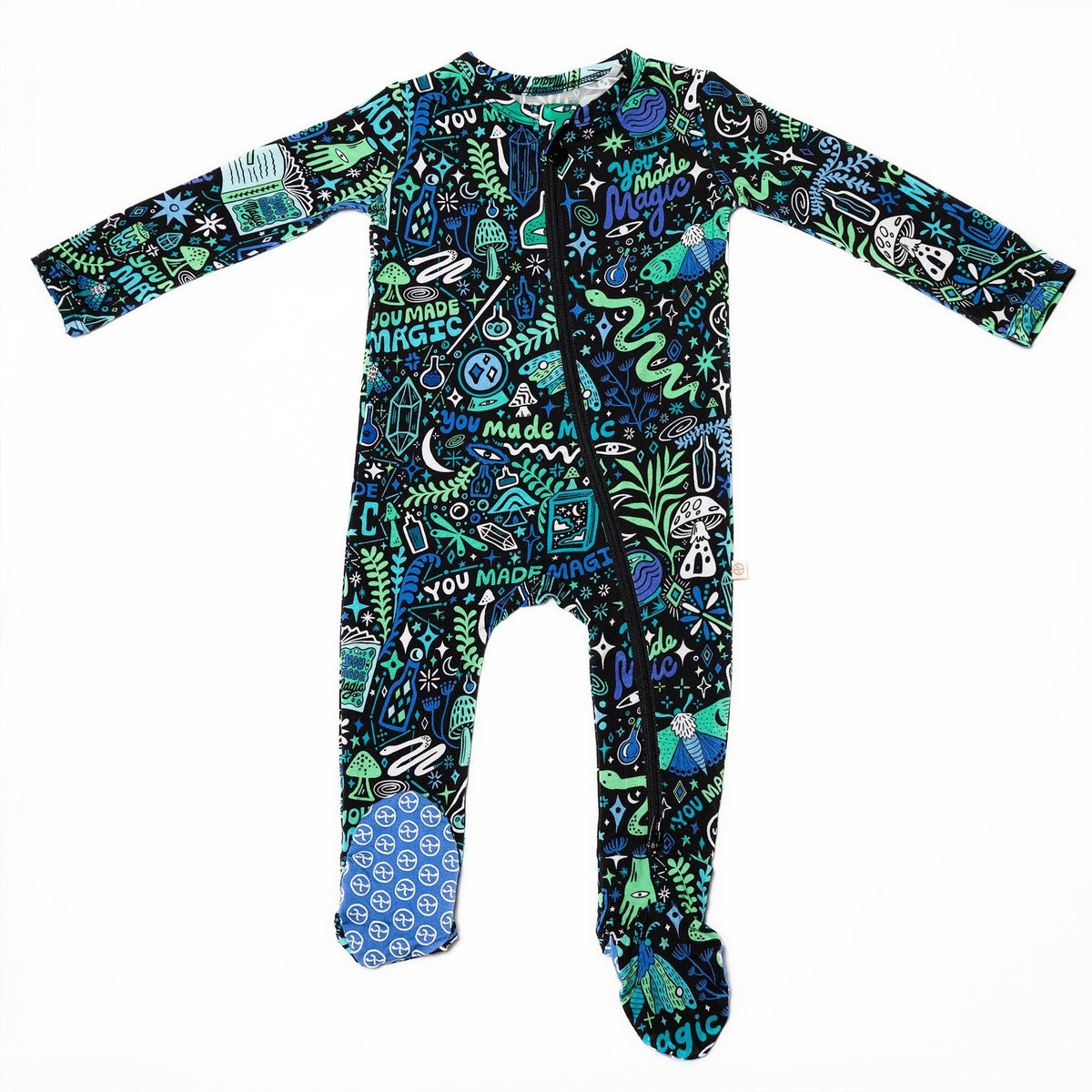 Raising Mama The Second - Skin Footie | Mystic Mama (Blue)Everetts Place