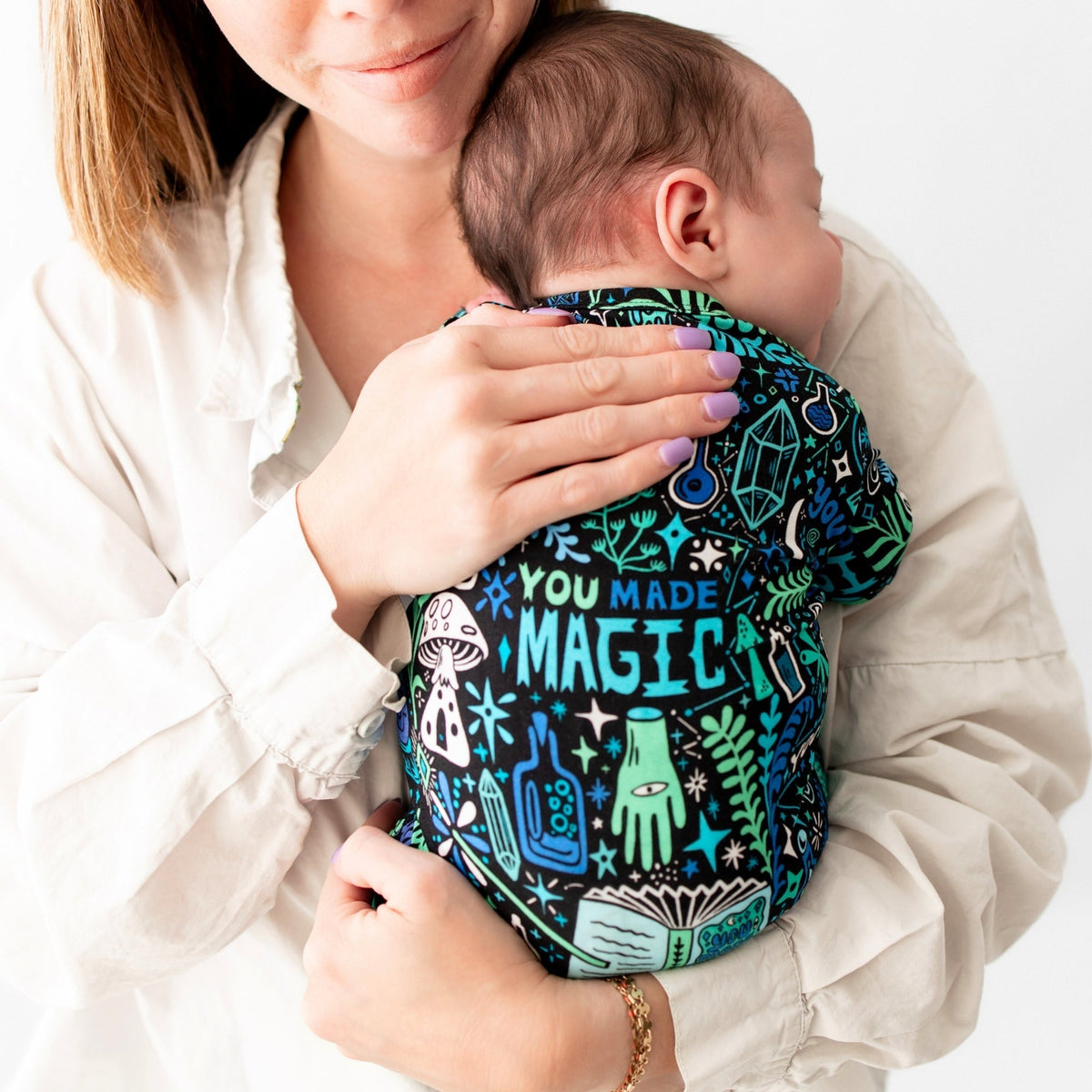 Raising Mama The Second - Skin Footie | Mystic Mama (Blue)Everetts Place