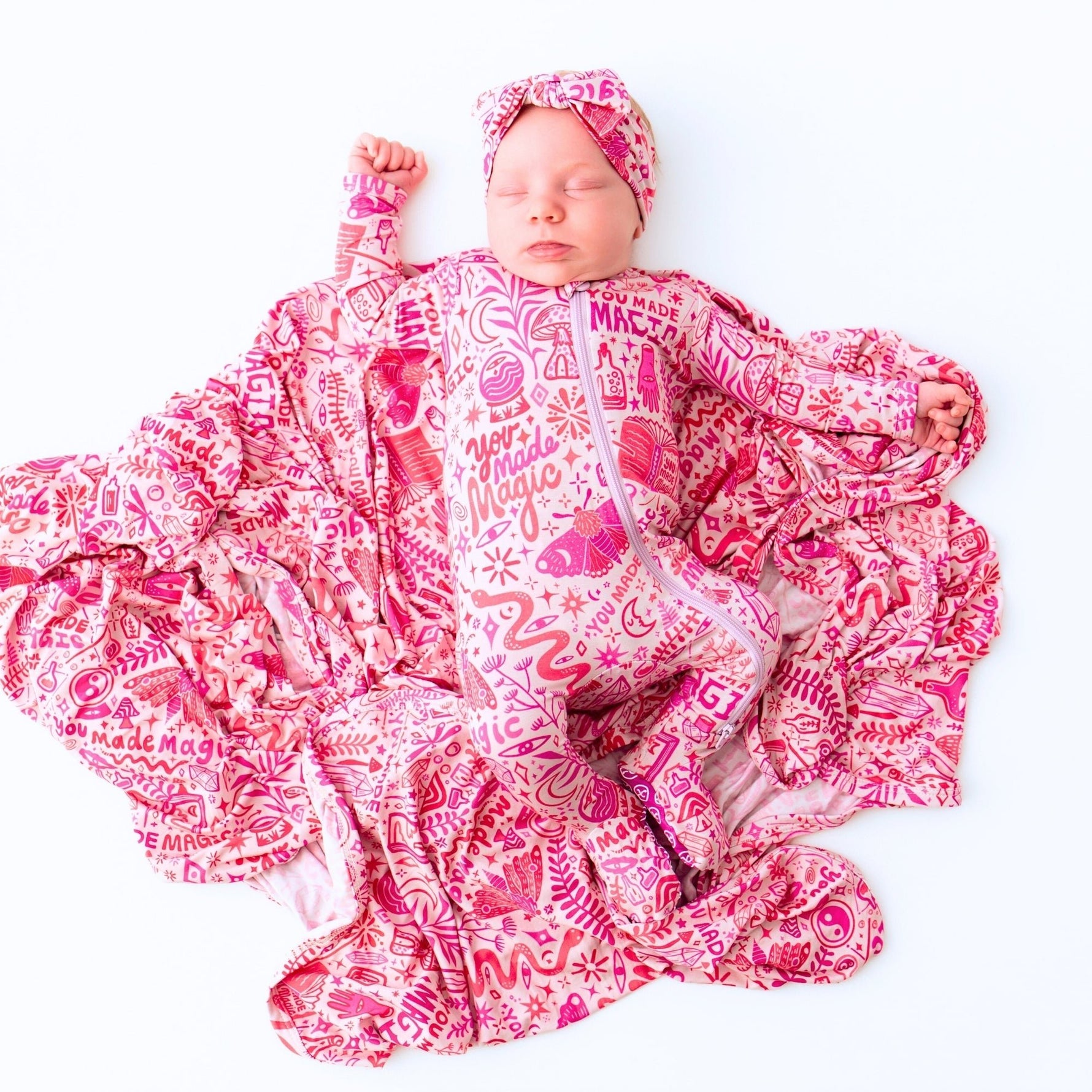 Raising Mama The Second - Skin Footie | Mystic Mama (Pink)Everetts Place