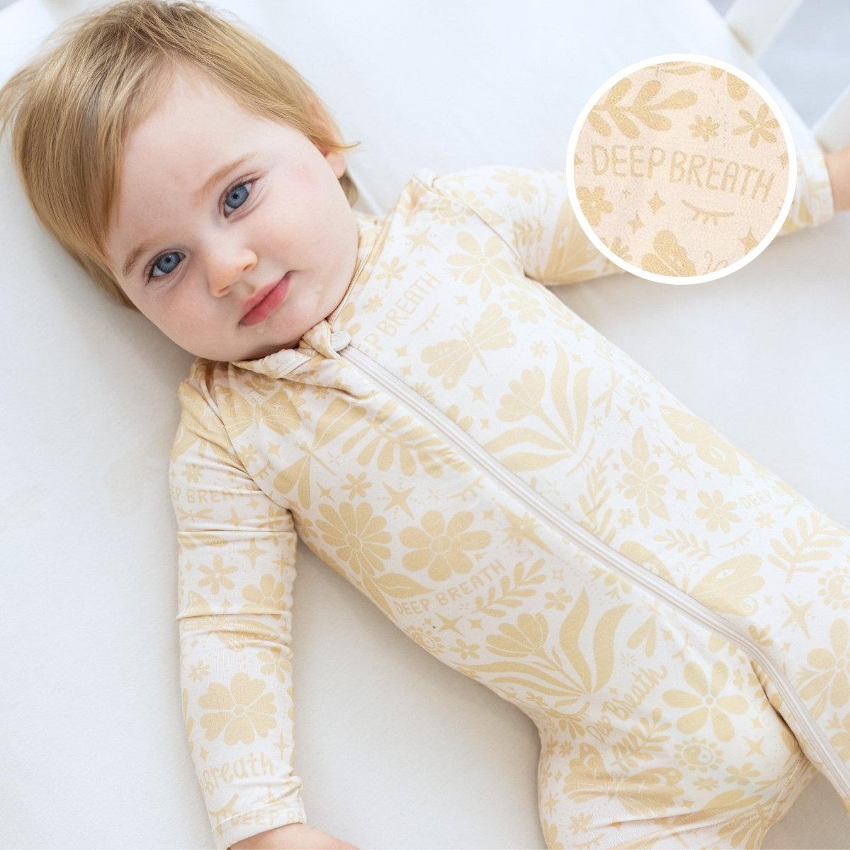 Raising Mama The Second - Skin Footie | Om Baby (Beige) - 