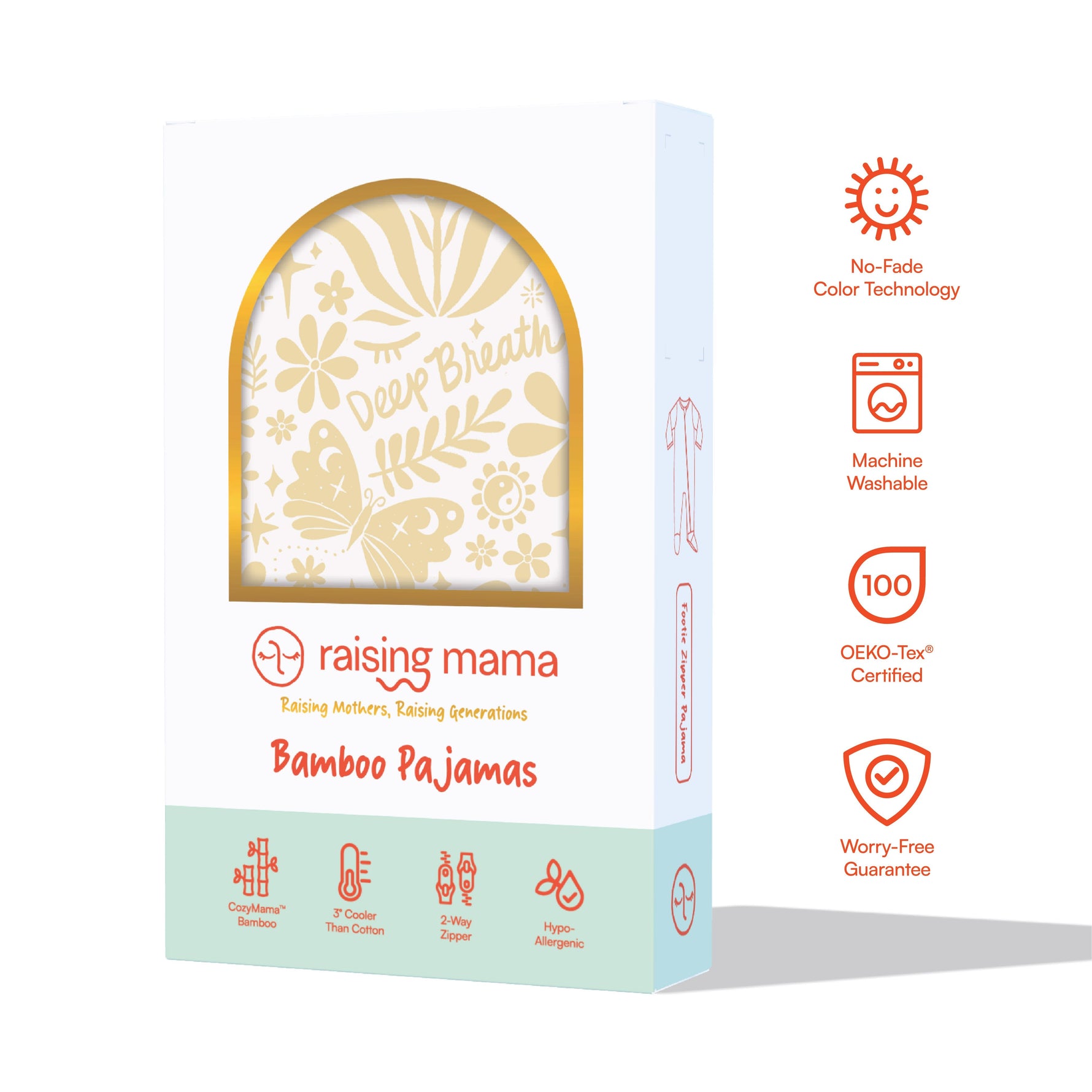 Raising Mama The Second - Skin Footie | Om Baby (Beige)Everetts Place