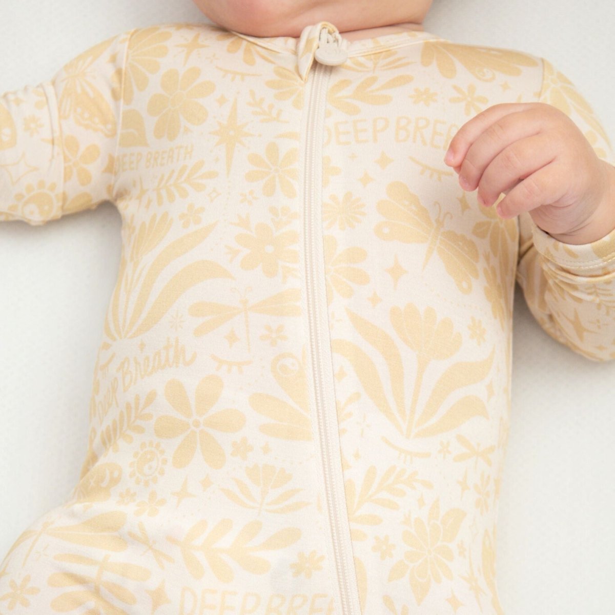 Raising Mama The Second - Skin Footie | Om Baby (Beige) - 