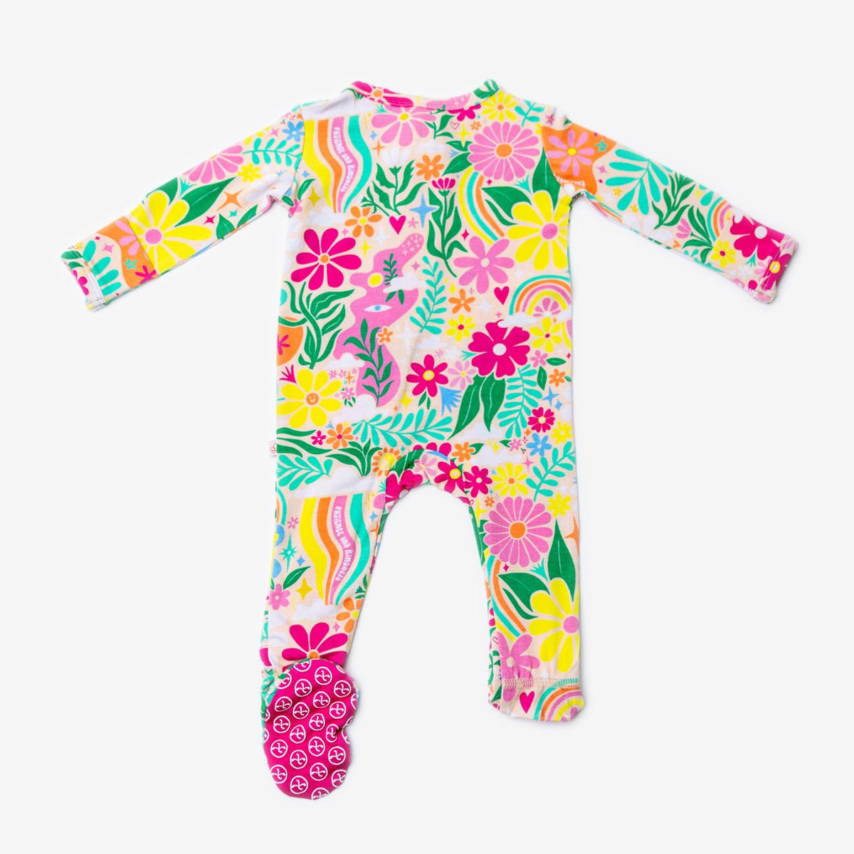 Raising Mama The Second - Skin Footie | Rainbow Daisy BabeEveretts Place