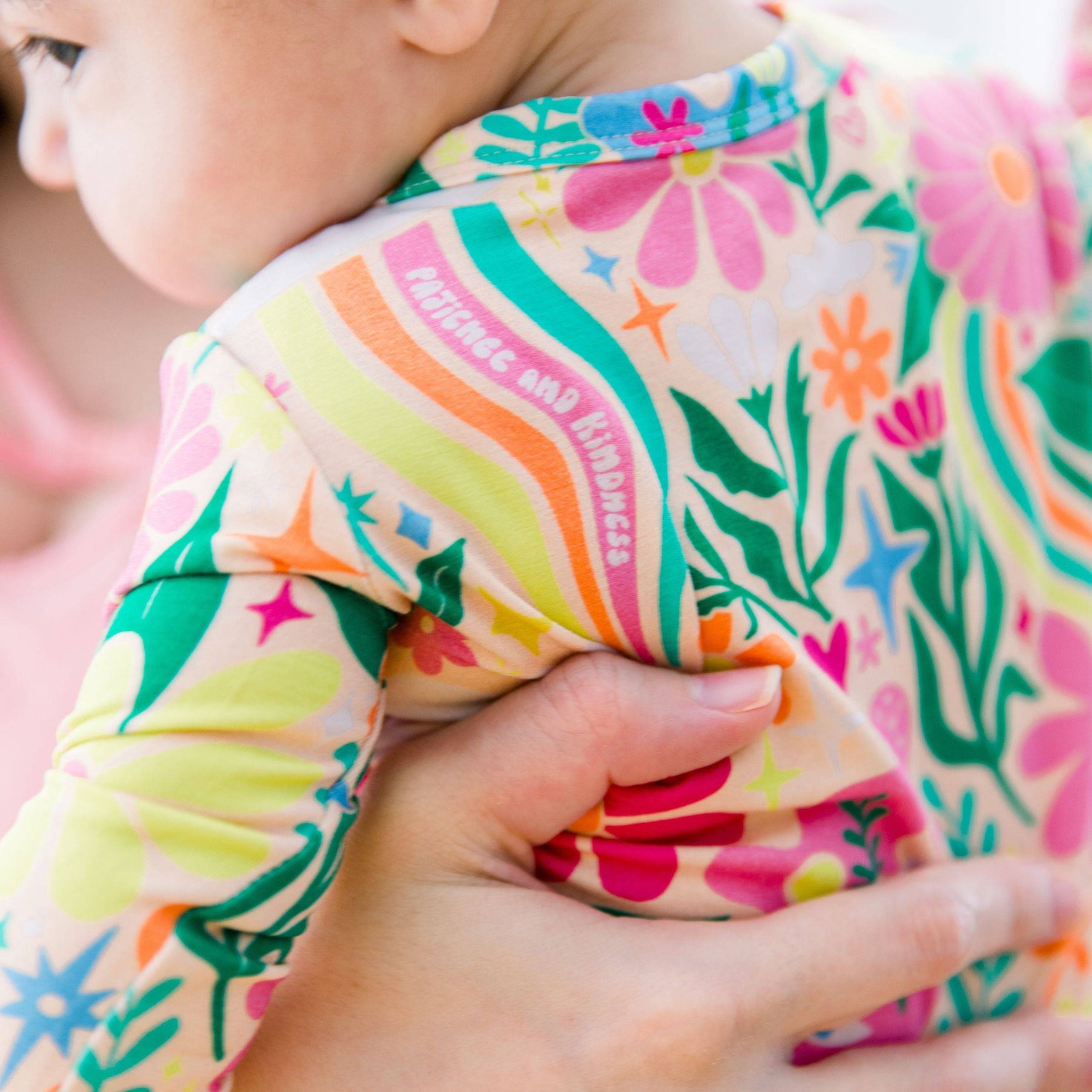 Raising Mama The Second - Skin Footie | Rainbow Daisy BabeEveretts Place