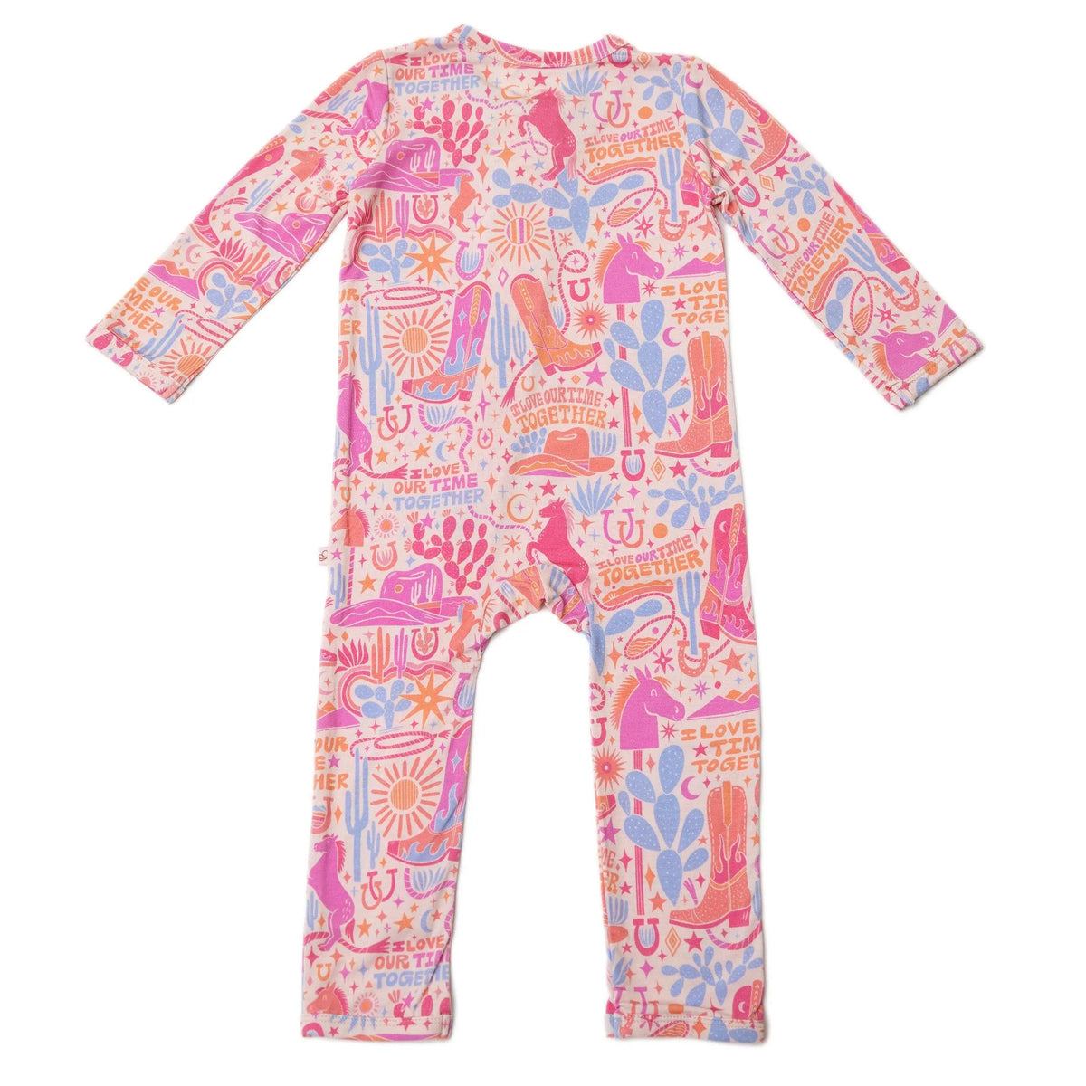 Raising Mama The Second - Skin Footless Romper | Saddle Up - 