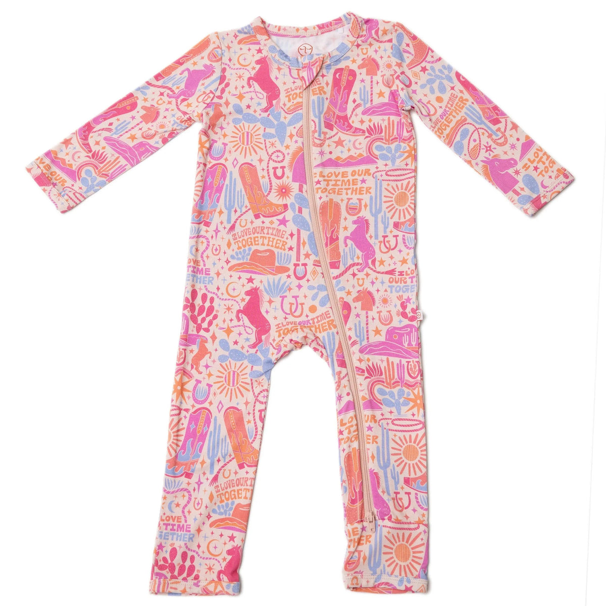 Raising Mama The Second - Skin Footless Romper | Saddle Up - 