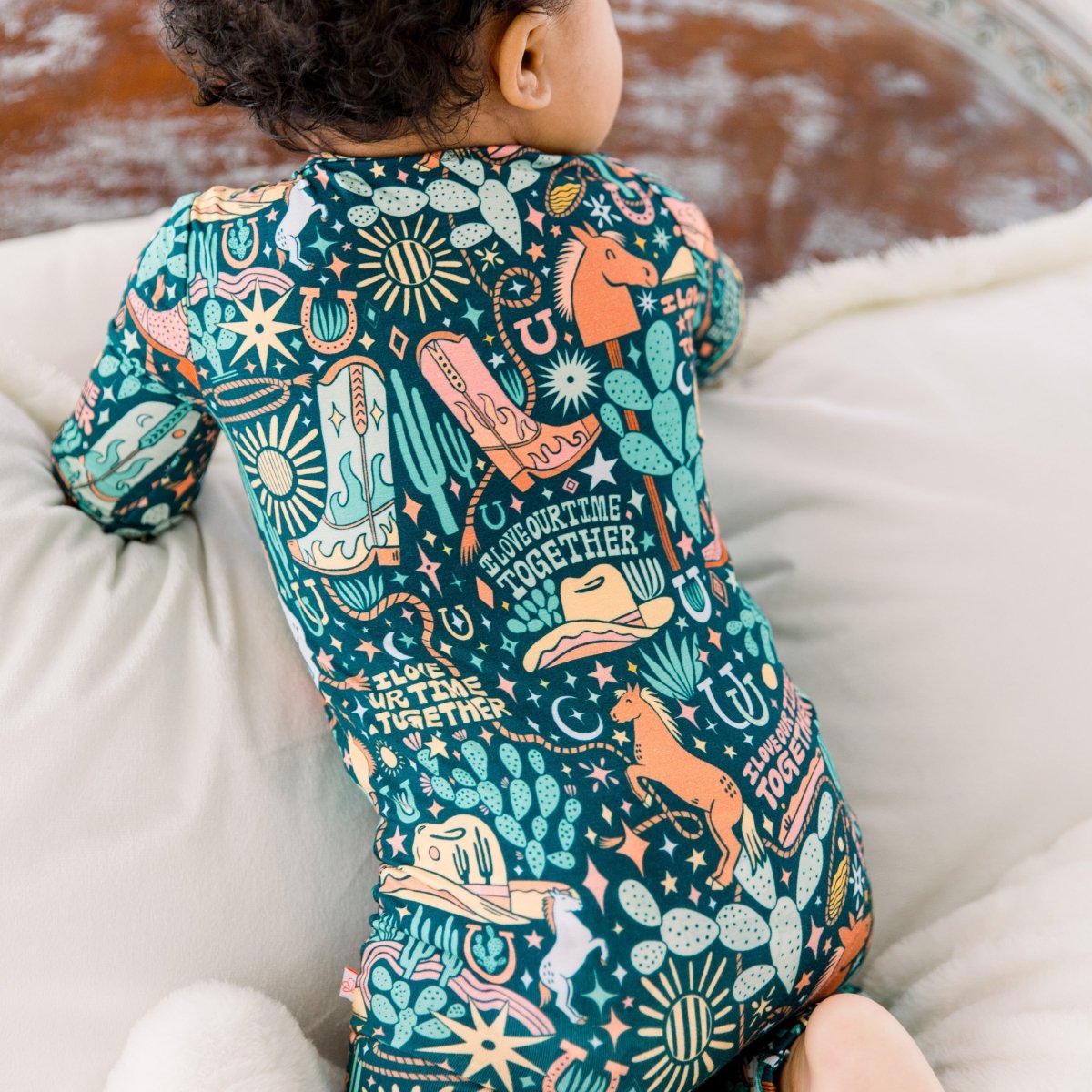 Raising Mama The Second - Skin Footless Romper | Wild West - 