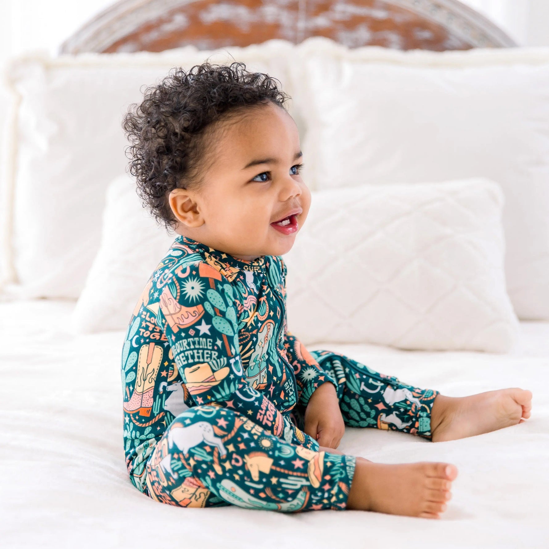 Raising Mama The Second - Skin Footless Romper | Wild West - 