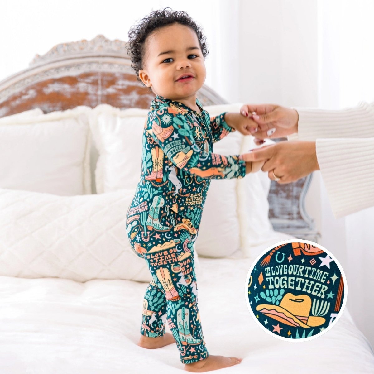 Raising Mama The Second - Skin Footless Romper | Wild West - 