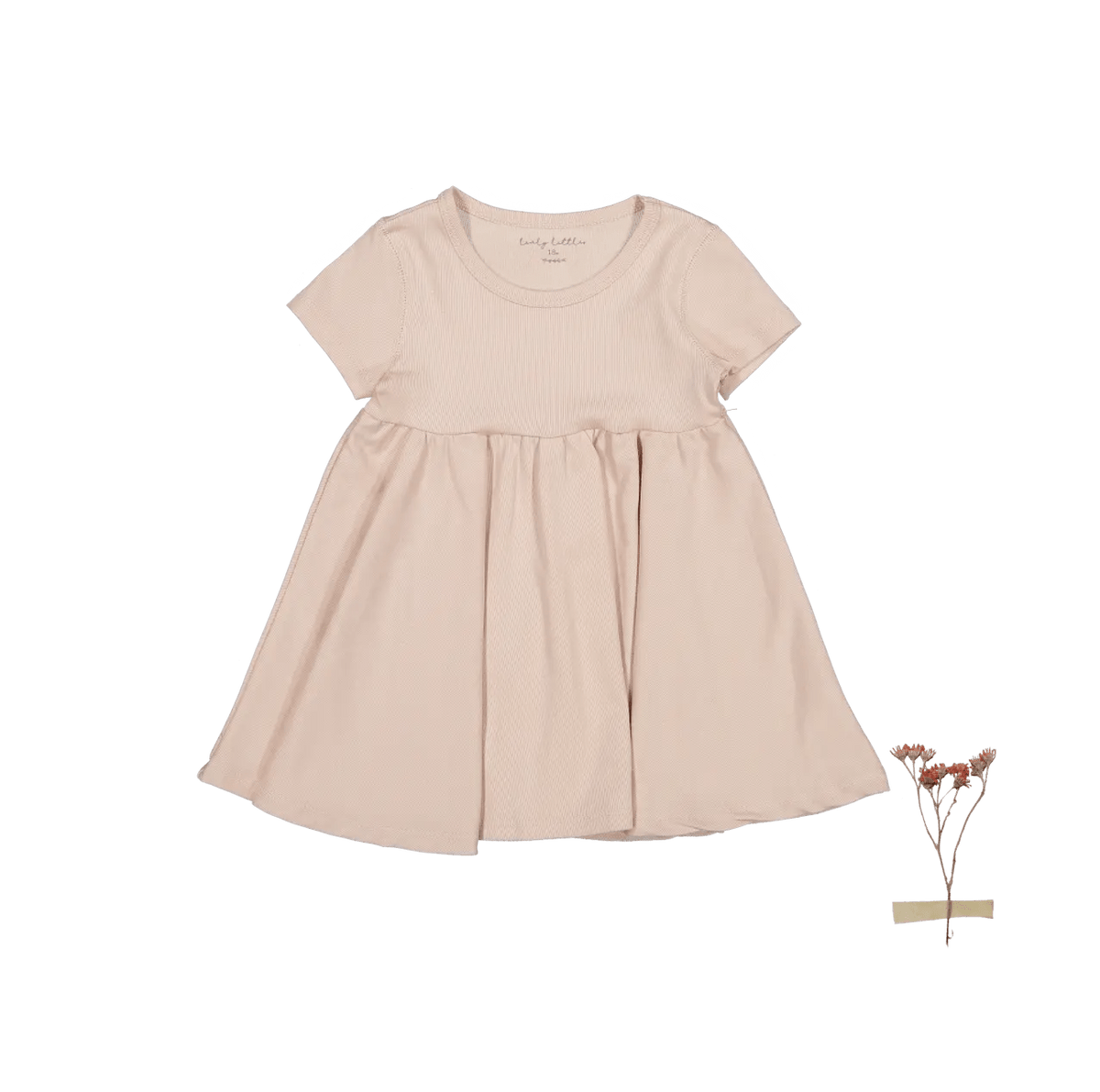 The Short Sleeve Dress - Blush - Sleeve, One-piece garment, Day Dress, Textile, Baby & Toddler Clothing | Everetts Place