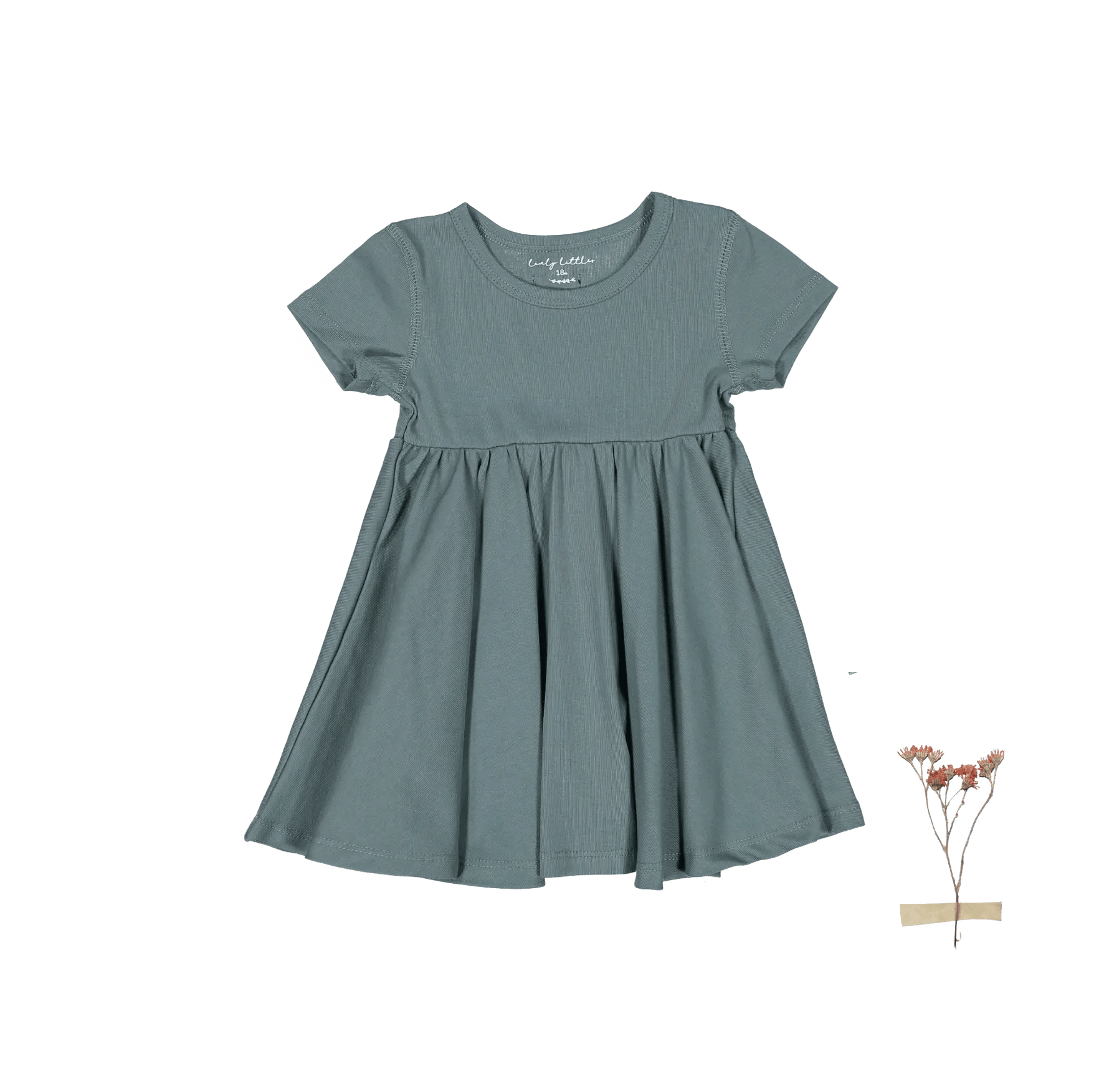 The Short Sleeve Dress - Fern - Sleeve, Day Dress, One-piece garment, Dress, Baby & Toddler Clothing | Everetts Place