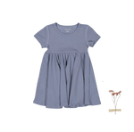 The Short Sleeve Dress - Midnight - Sleeve, One-piece garment, Day Dress, Textile, Dress | Everetts Place