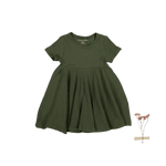 The Short Sleeve Dress - Moss - Sleeve, Baby & Toddler Clothing, One-piece garment, Day Dress, Dress | Everetts Place