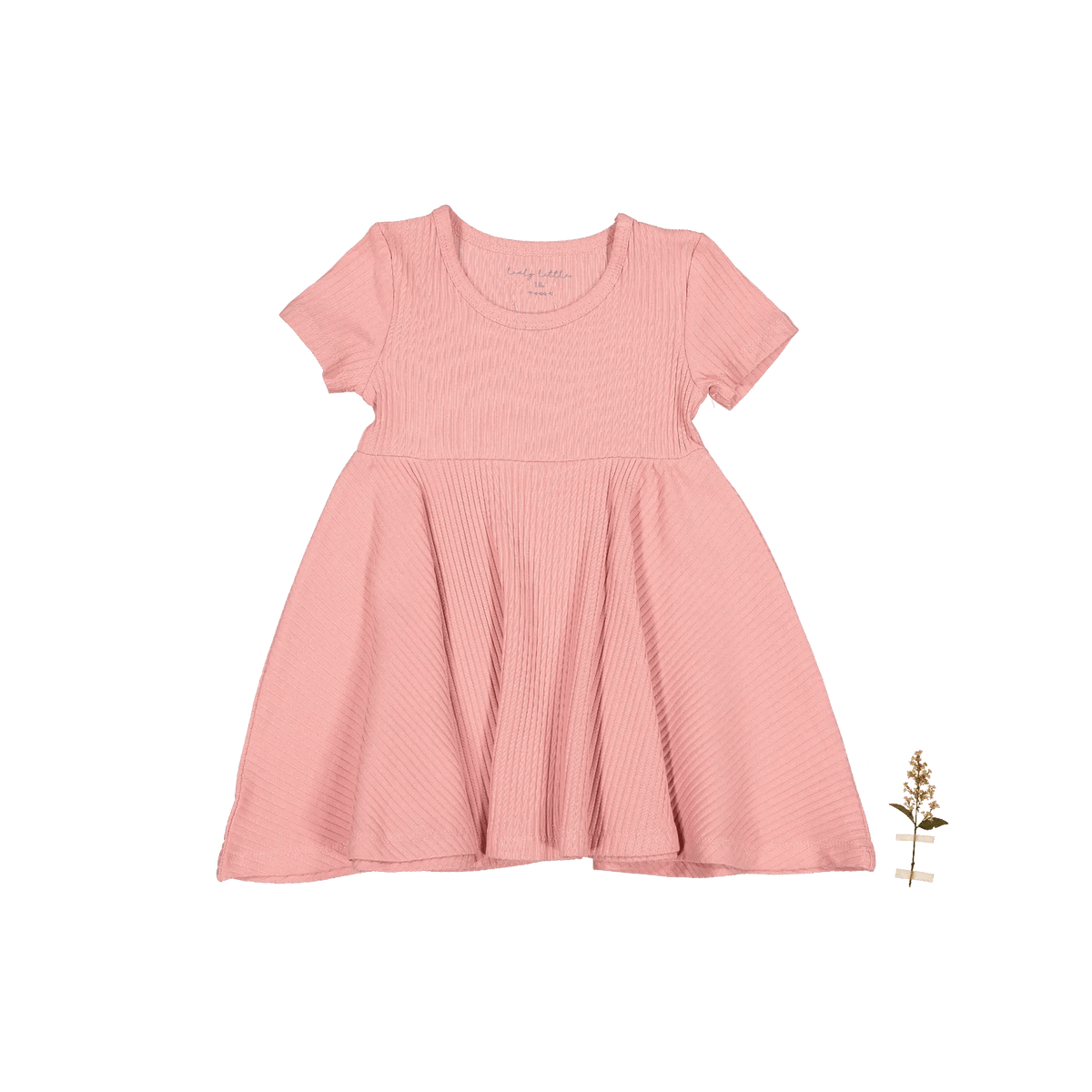 Lovely Littles The Short Sleeve Dress - Rose - 