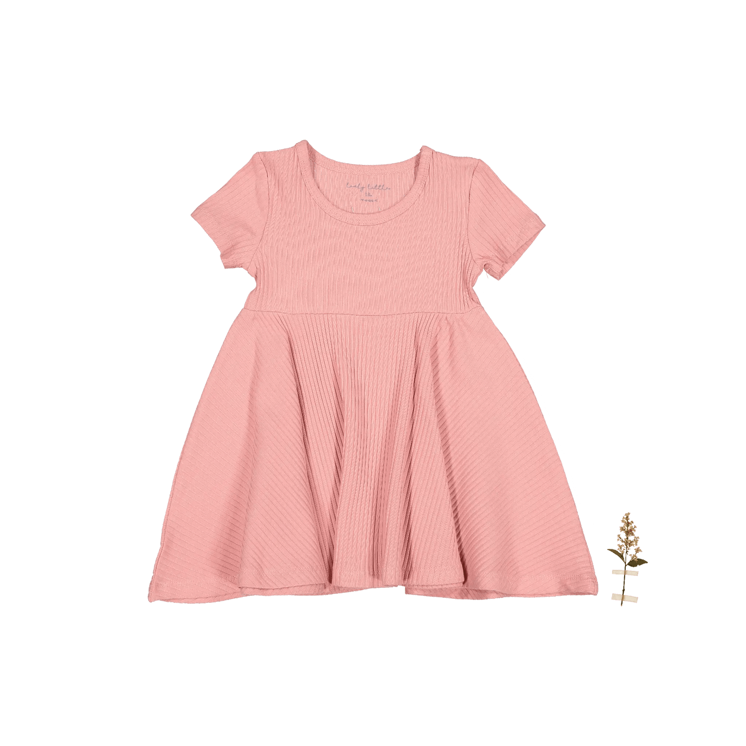The Short Sleeve Dress - Rose - Sleeve, Baby & Toddler Clothing, Day Dress, One-piece garment, Textile | Everetts Place