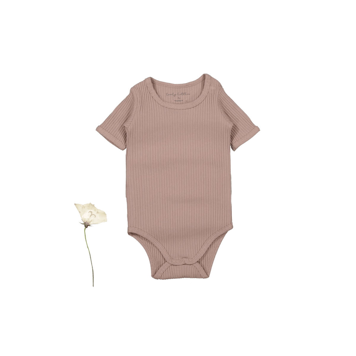 The Short Sleeve Onesie - Mauve - Sleeve, Brown, Baby & Toddler Clothing, One-piece garment, Active Shirt | Everetts Place
