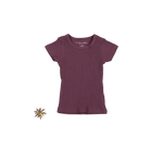 The Short Sleeve Tee - Mulberry - Sleeve, Fashion, Textile, Active Shirt, Pink | Everetts Place