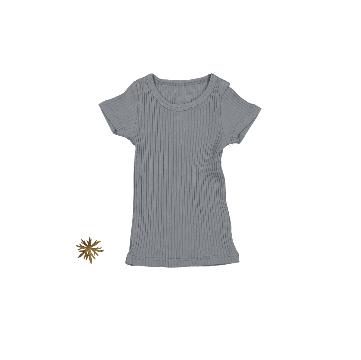 Lovely Littles The Short Sleeve Tee - Slate - 