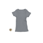 Lovely Littles The Short Sleeve Tee - Slate - 