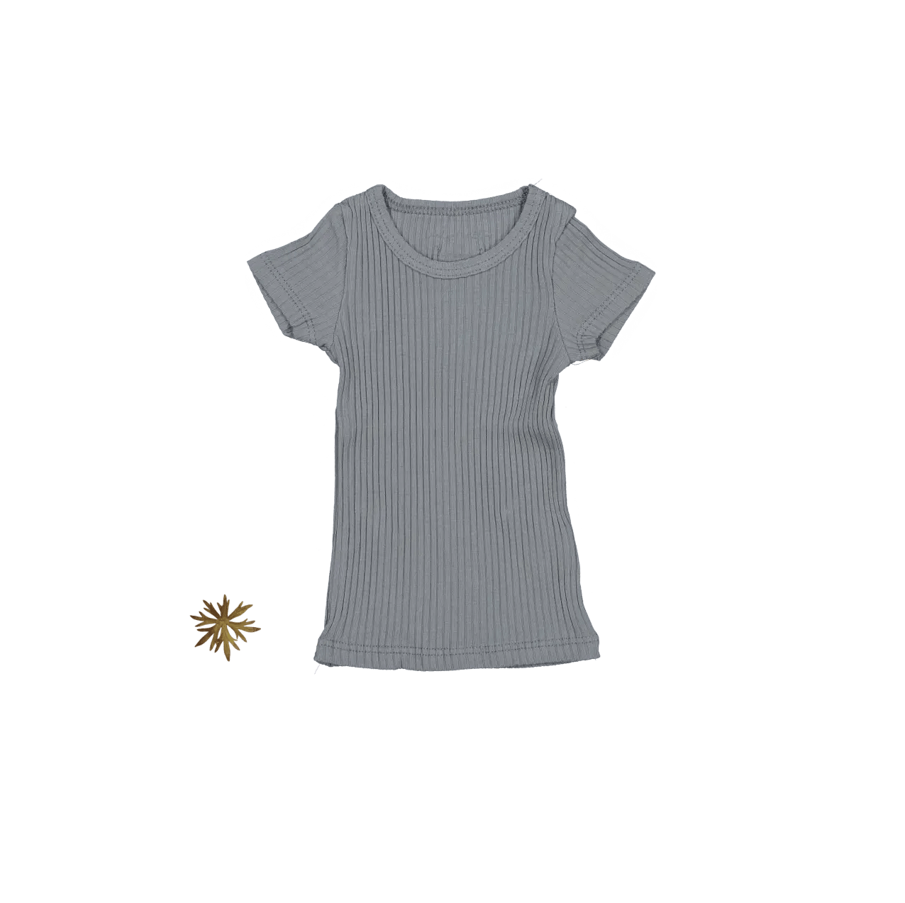 Lovely Littles The Short Sleeve Tee - Slate - 
