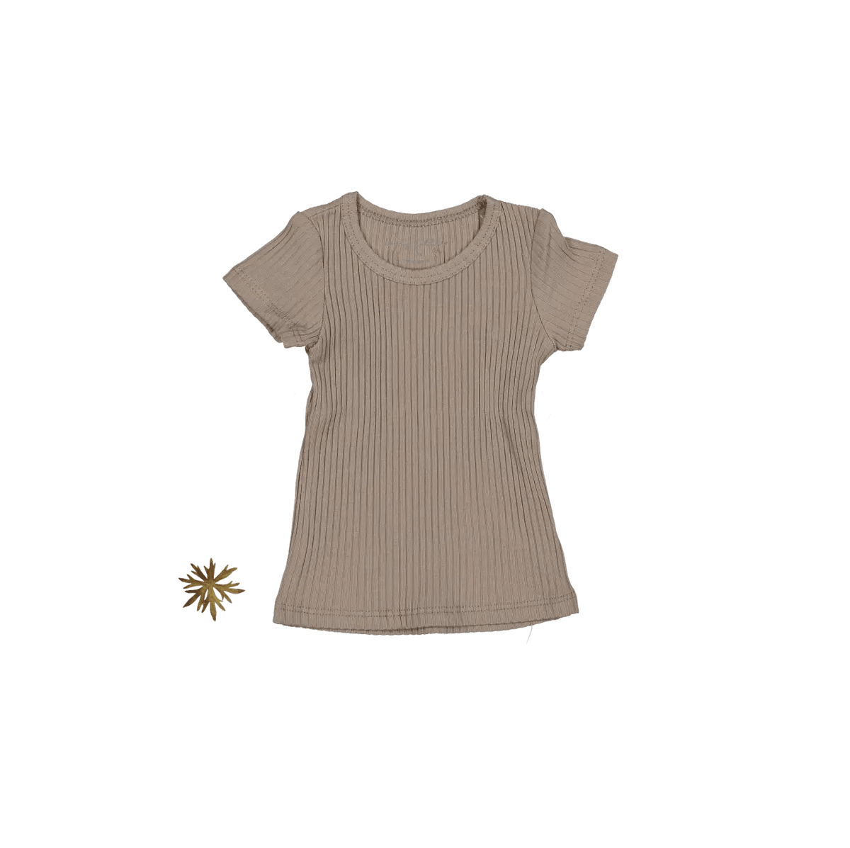The Short Sleeve Tee - Taupe - Sleeve, Textile, Active Shirt, Grey, Top | Everetts Place