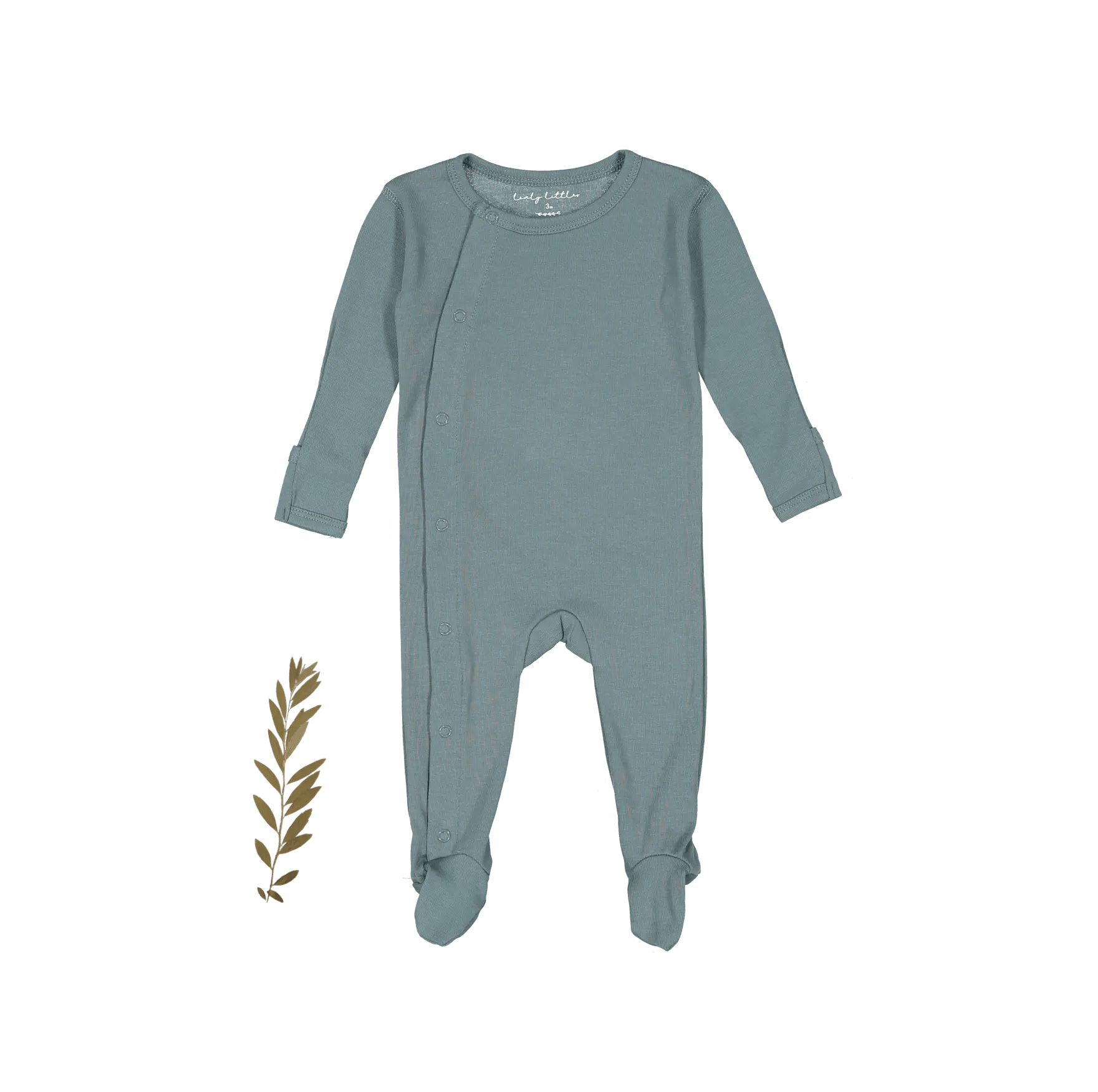 Lovely Littles The Snap Romper - Fern - 