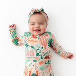 Raising Mama The SoftKnot Bow | Desert Cactus (Beige) - 