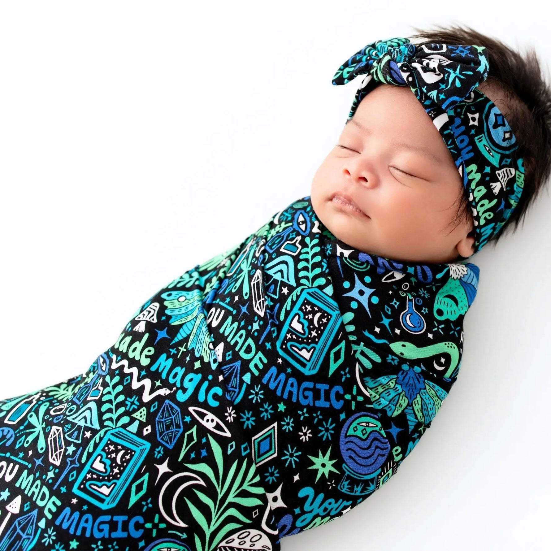 Raising Mama The SoftKnot Bow | Mystic Mama (Blue) - 