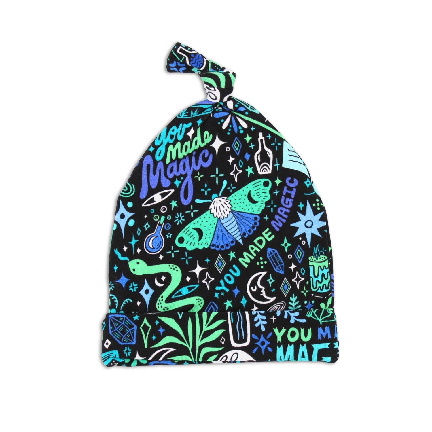 Raising Mama The SoftKnot Cap | Mystic Mama (Blue)