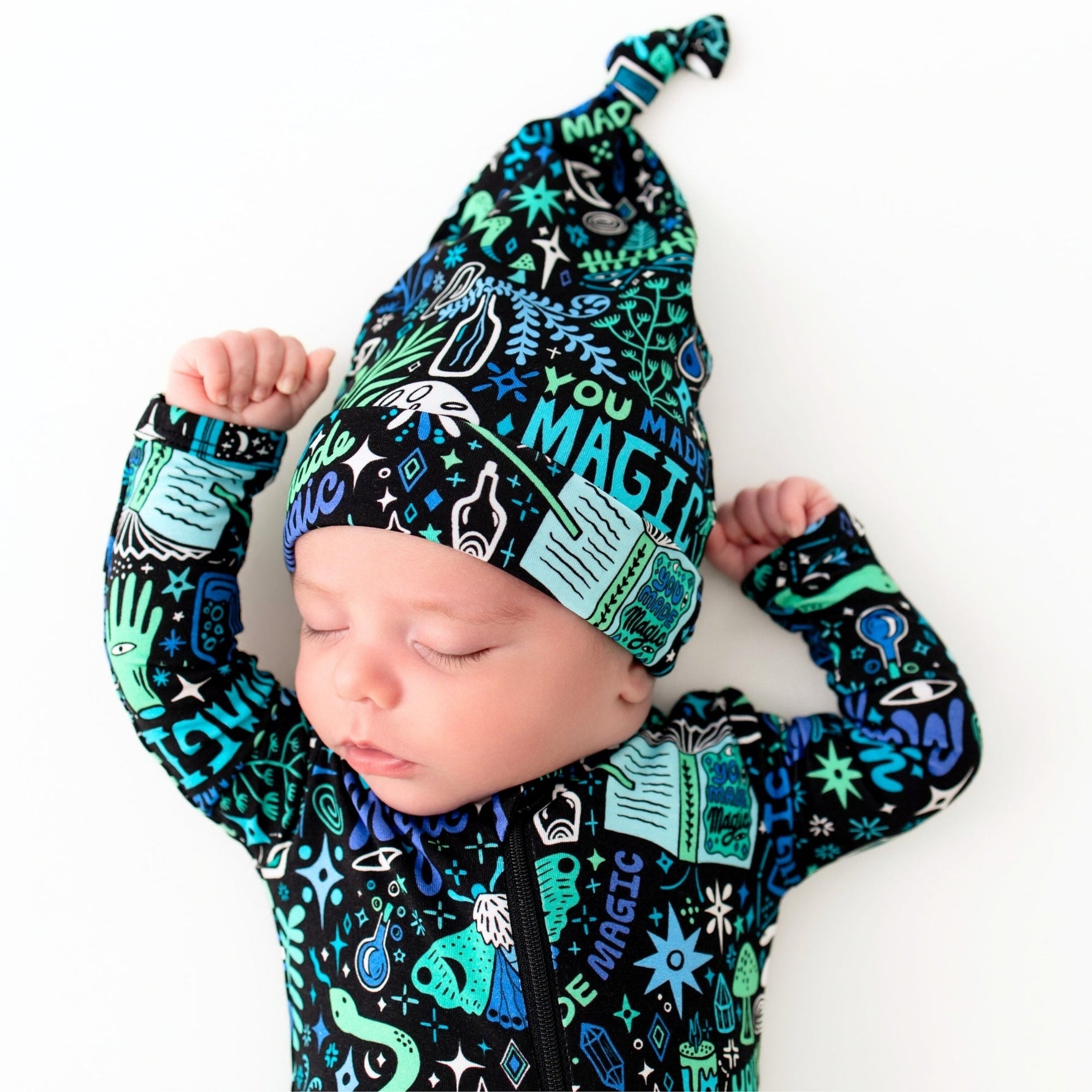 Raising Mama The SoftKnot Cap | Mystic Mama (Blue)
