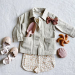 Little Love Bug Co. Sophia organic baby moccasins, soft sole